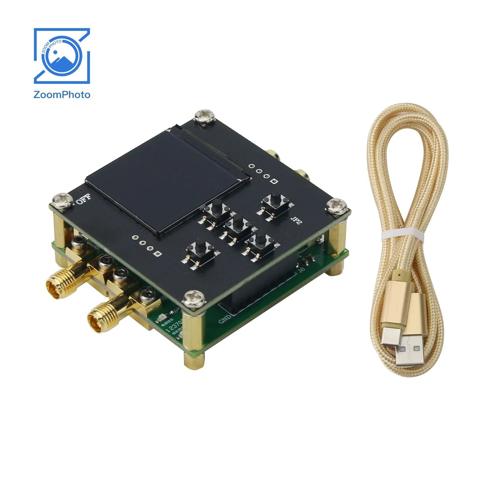 SMA 암 커넥터가 있는 고주파 위상 잠금 루프, PLL 코어 보드 + STM32 제어 보드, 10MHz-19GHz LMX2595 V3