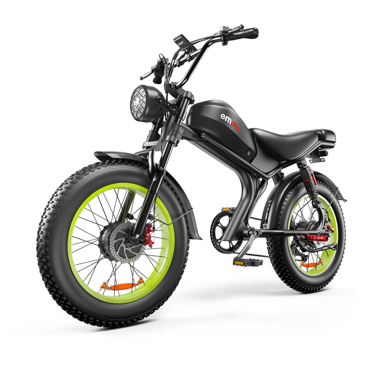 Emoko C93 adult E-bike 1000W*2 48V23Ah battery commute Electric Bike,20-inch Fat Tire E-Mountain bike image 3