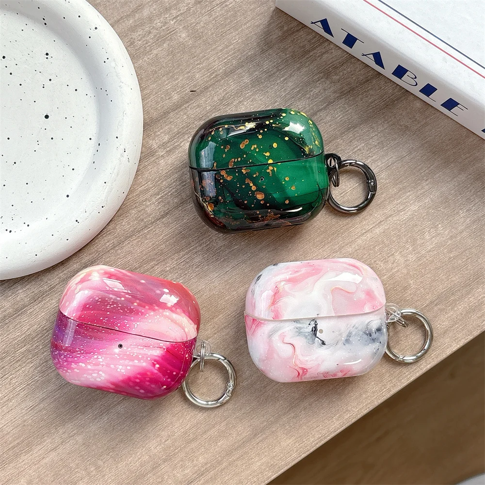 

Marble patterned headphone cover suitable for Samsung Buds3/3pro headphone cover IMD soft shell all inclusive