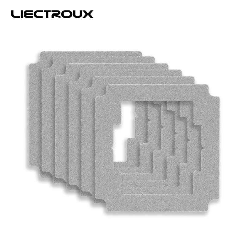 (Pour S9) Chiffons en microfibre pour robot de nettoyage de vitres Liectroux, accessoire pour robot nettoyeur de vitres, 6 pièces/paquet