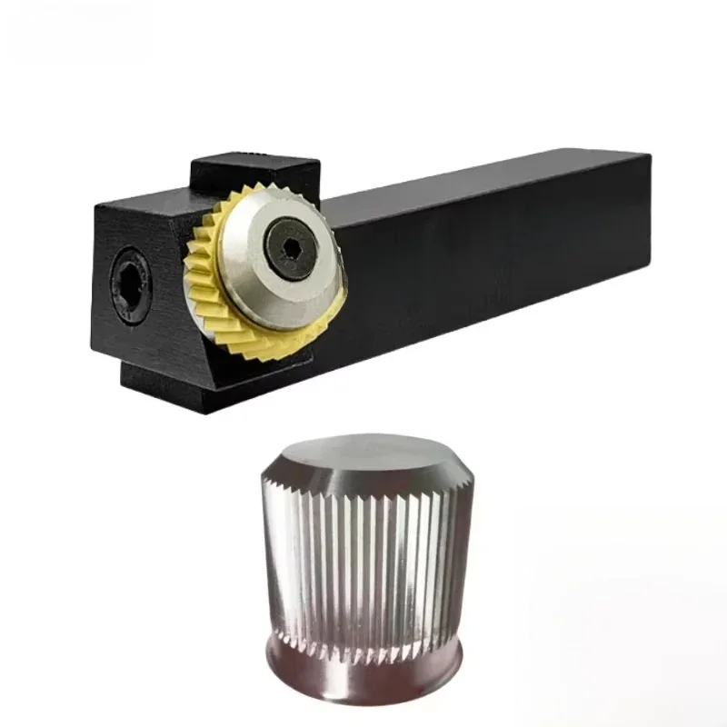 Cięcie radełkowanie 20 * 20 mm 25 * 25 mm Narzędzia z pojedynczym prostym kołem do tokarki CNC — zdjęcie 2