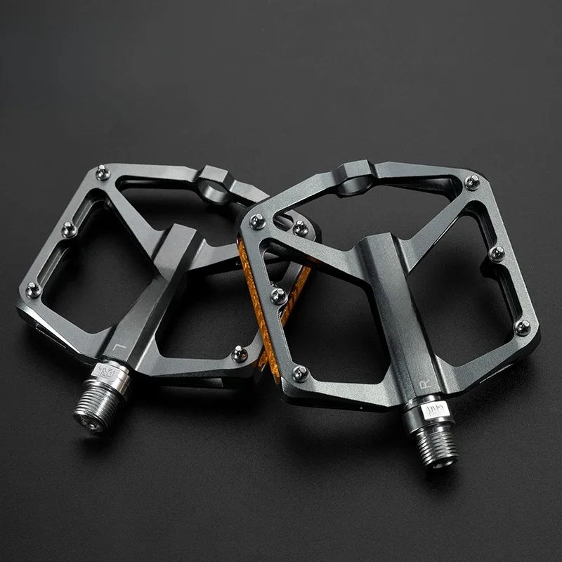 AliExpress ROCKBROS Bicycle Pedals Save Effort Aluminum Alloy Anti-slip MTB Road Mountain Reflective Bearing Cycling Pedals Bike Accessory