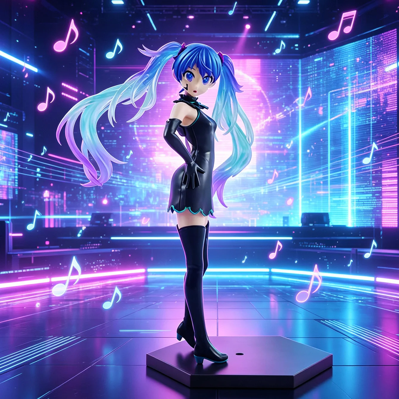 figura-de-pvc-colecionavel-hatsune-miku-anime-vocaloid-versao-vestido-preto-elegante-modelo-colecionavel-de-alta-qualidade
