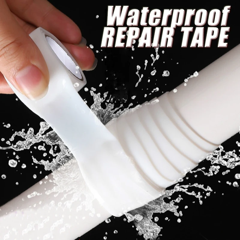 300CM Self-adhesive Waterproof Tape Patch Bond Seal Repair Stop Leak Adhesive Tape For Bathroom Kitchen Shower Water Pipe Repair