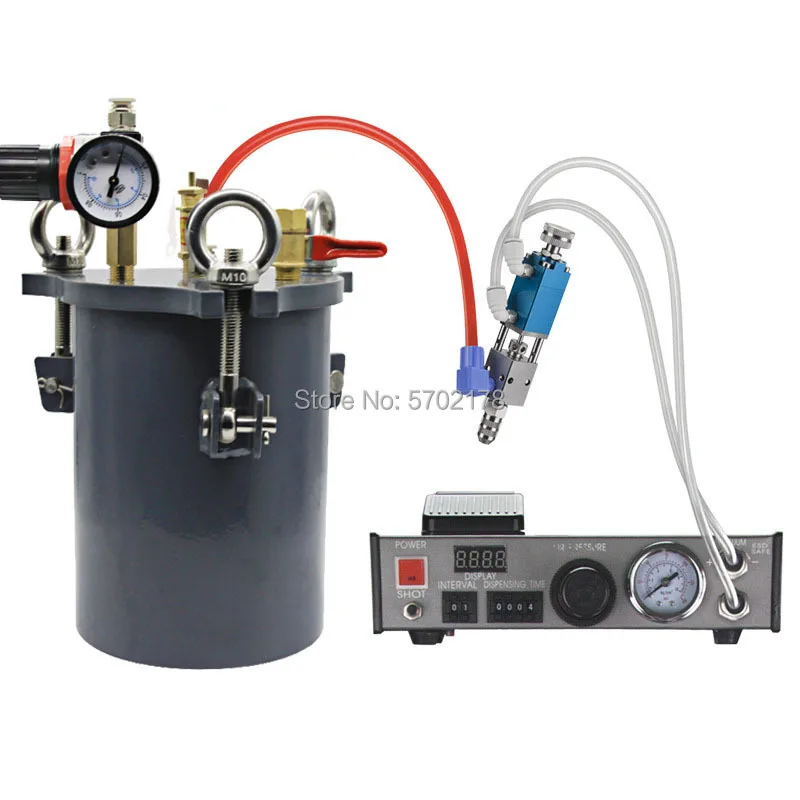 

BY-21A Dispensing Valve Automatic Digital Display Dispensing Machine Carbon Steel Pressure Bucket Precision Gluing Machine