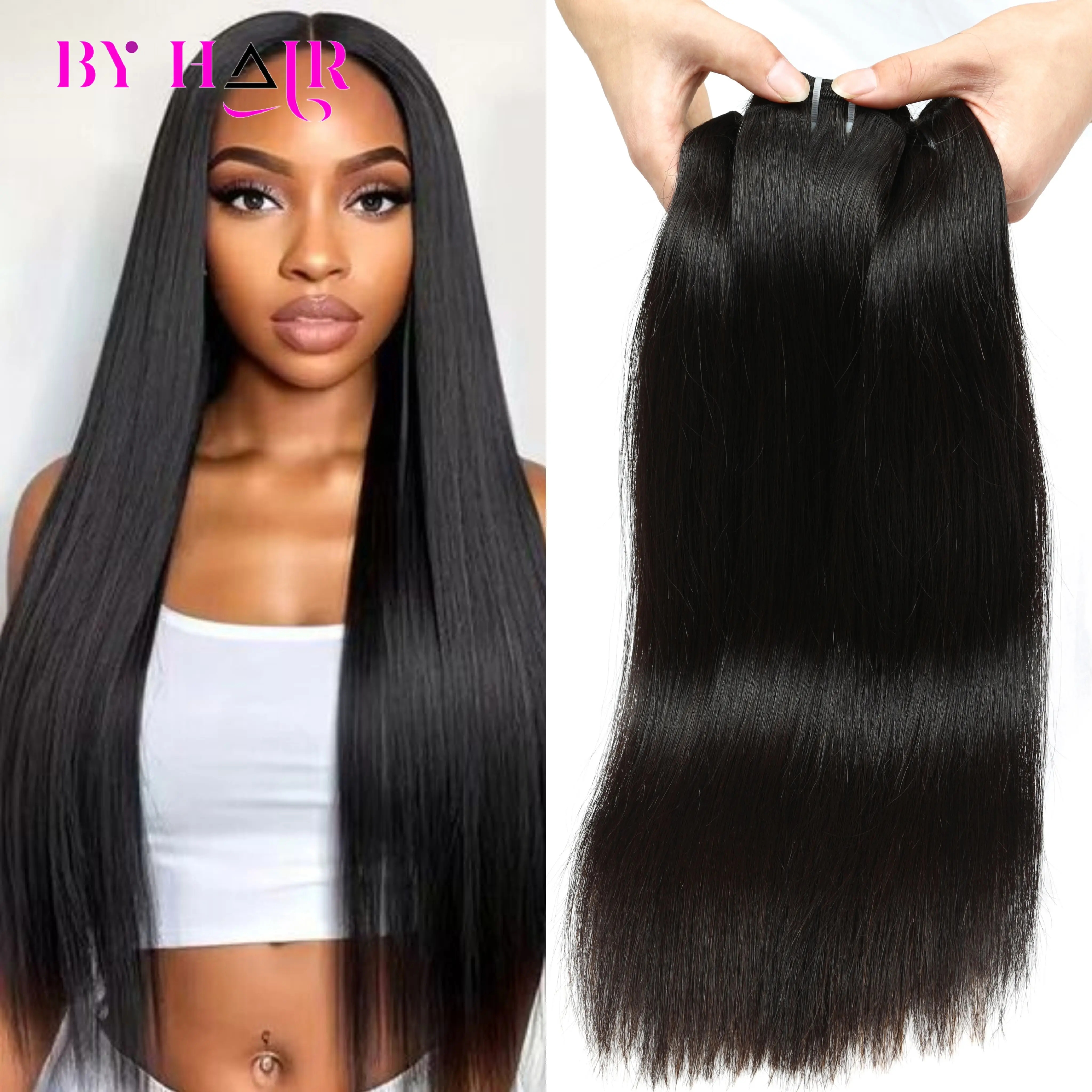 

15A Double Drawn Straight Human Hair Bundles Vietnamese Raw Human Hair 26 inch Top Quality Unprocessed Bundles Hair Extensions