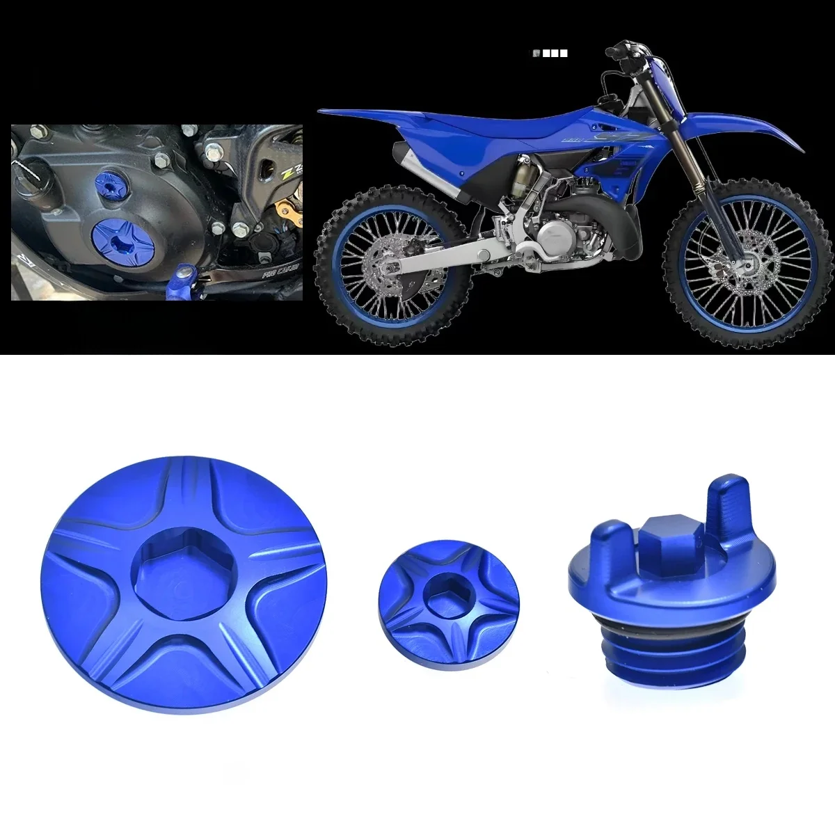 Couvercle de prise de synchronisation moteur, pour Yamaha WR250X WR250R WR426F WR250F WR400F YZ250F YZ450F YZ426F YZ400F TTR 50 XV XT Serow VIRAGO 250