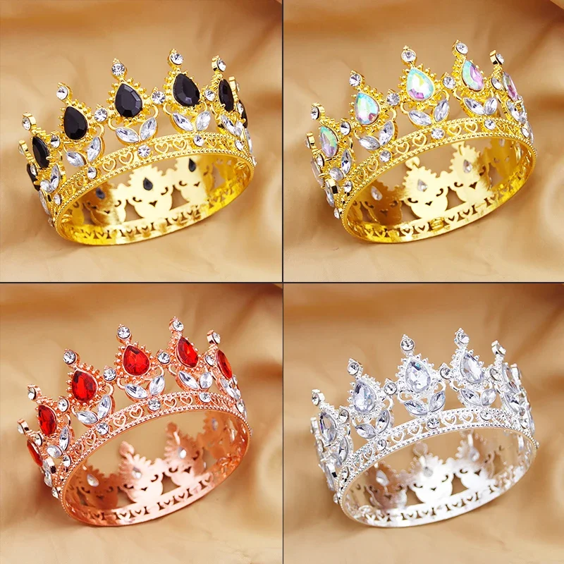 Super süße kleine Diademe und Kronen für Mädchen Party Abschluss ball Kuchen Krone Diadem 8cm