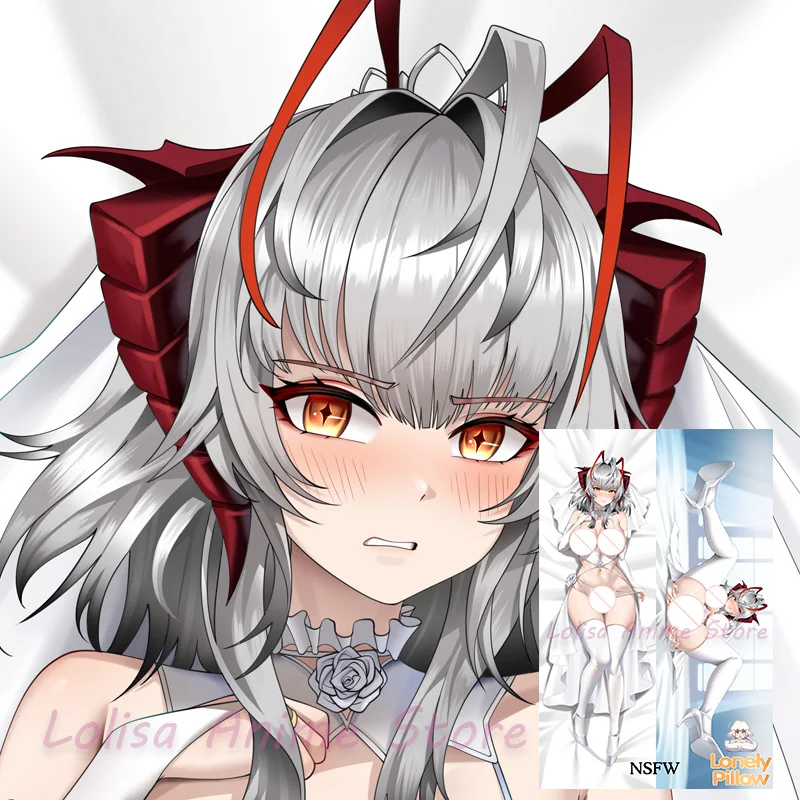 

Dakimakura W Arknights Wis'adel Anime Body Pillow Cover Double Sided Print Pillowcase Life Size Birthday Gifts