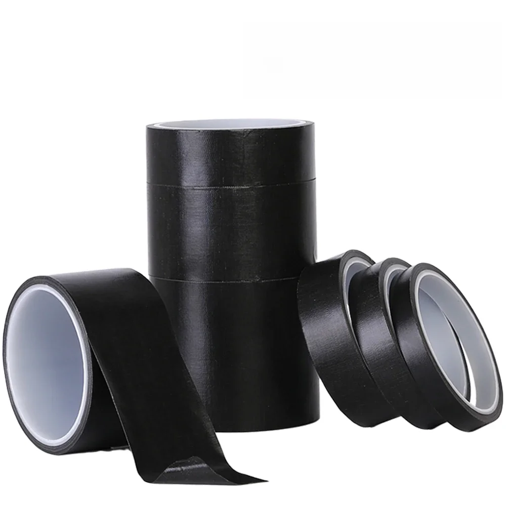 Ruban te-flon en PTFE noir, résistant aux hautes températures, 300 degrés, pour Machine sous vide, emballage, ruban isolant de scellage, 10M/rouleaux