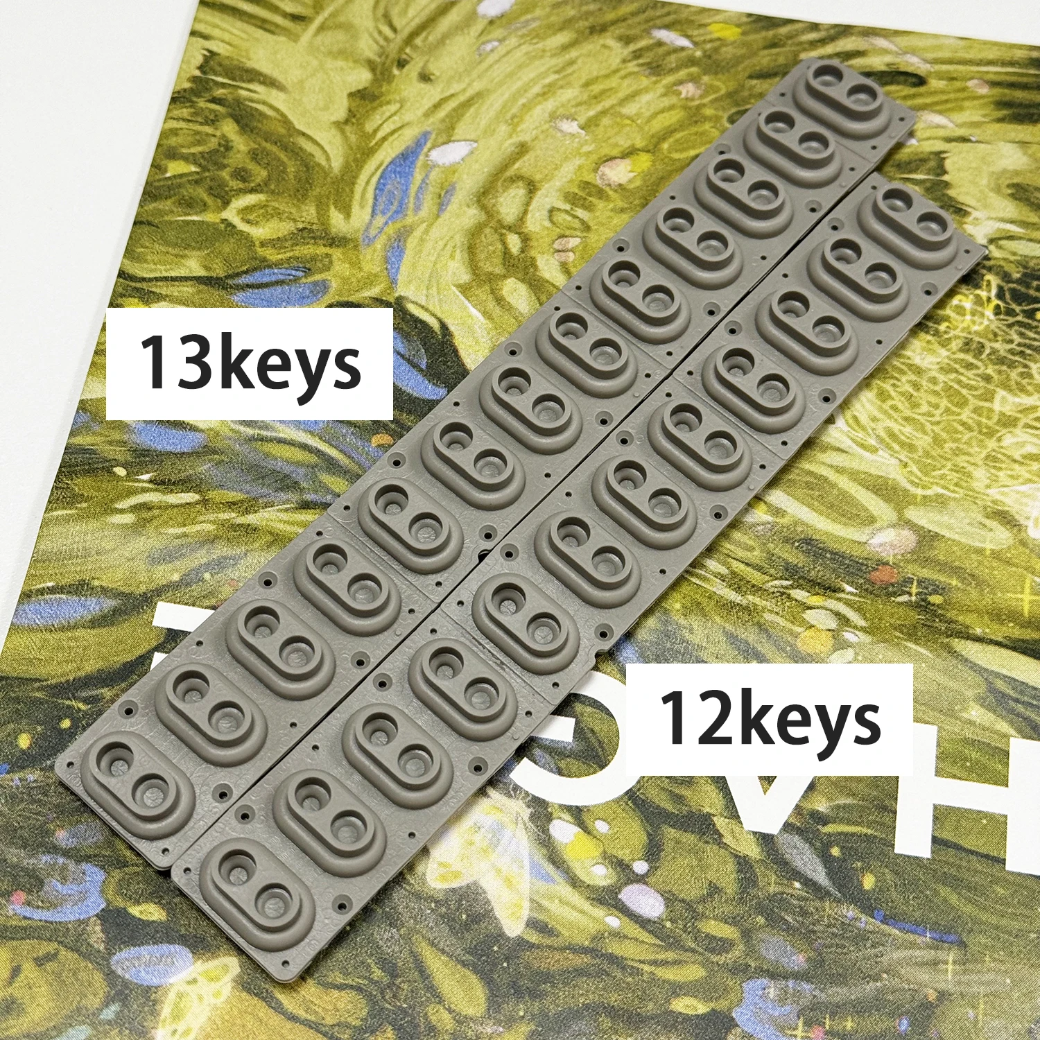 Fits Korg PA1X PA4X PA3X PA2X IS35 40 50 SP100 200 300 500 Kurzweil K2000 PA800 PA80 PA60 Key Conductive Contact Rubber Strip
