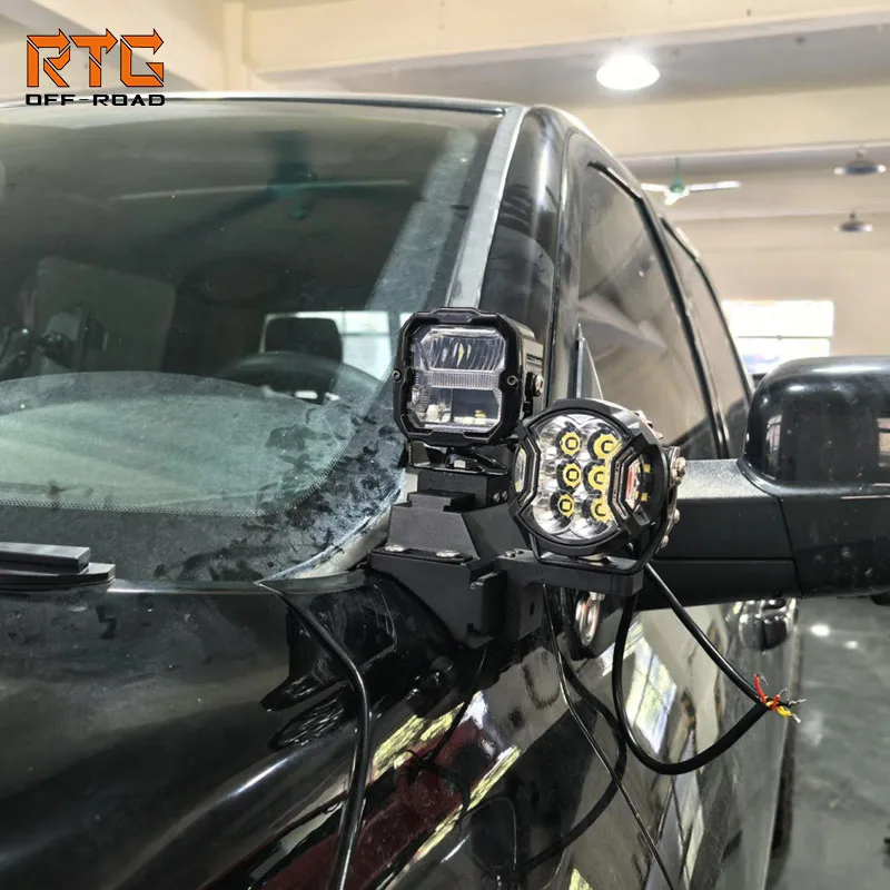 

Монтажный кронштейн для бездорожья 4x4, аксессуары, кронштейны для освещения капота, стабильная основа для освещения капота Dodge RAM 1500 TRX