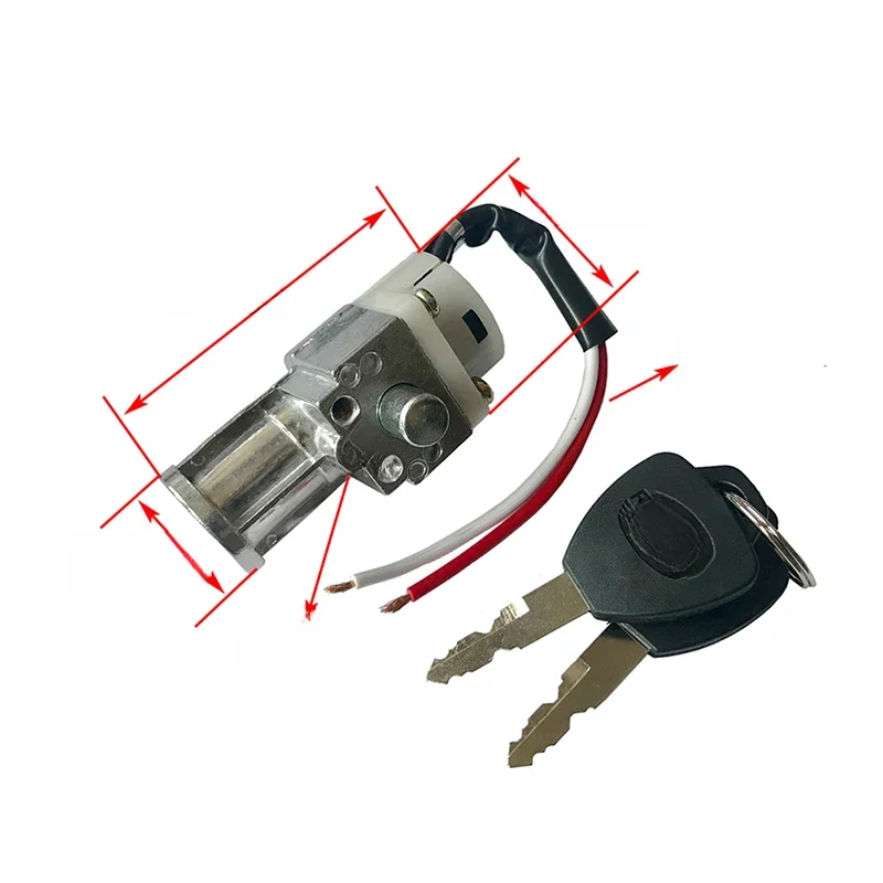 AliExpress NONE Performance Battery Charger Mini Lock with 2 Keys for Motorcycle Electric Bicycle Scooter E-Bike Electric Lock Accessories