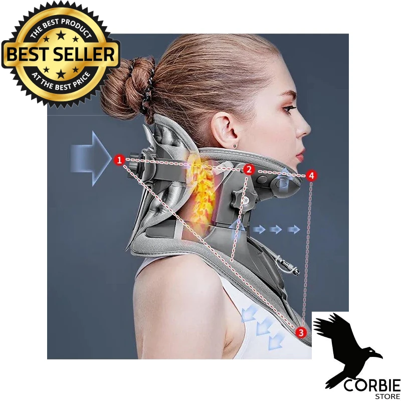 

Neck Manual Therapy And Traction Corset Spine Orthotics Posture Corrector MAXI