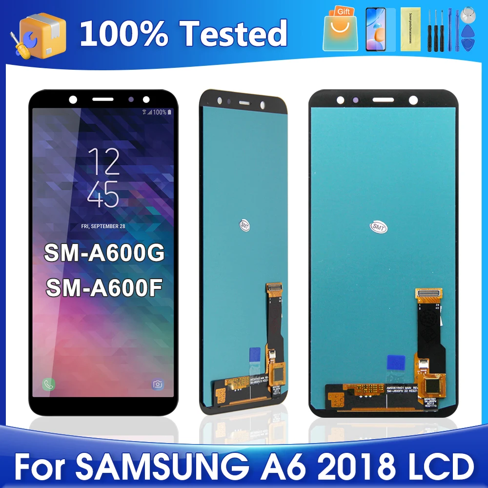 5.6\'\'A6 2018 For Samsung For A600 A600F A600A A600N A600U LCD Display Touch Screen Digitizer Assembly Replacement