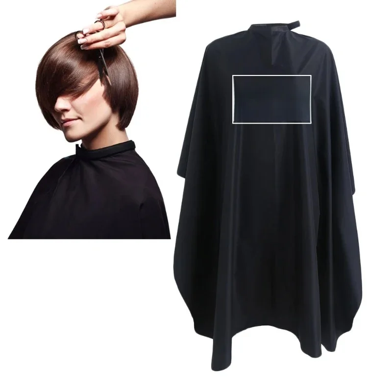 Tablier de couverture de coupe de cheveux imperméable avec logo personnalisé, anti-poussière, grill de coiffage pour coiffeurs, salon de coiffure, cape de coupe de cheveux colorée