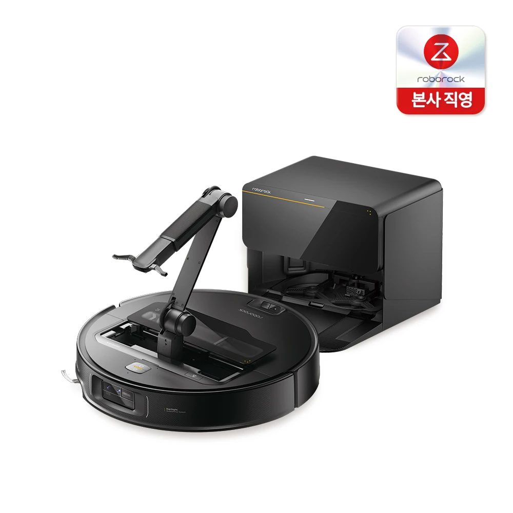 Roborock Saros Z70 مكنسة كهربائية روبوتية لحقن المياه المباشرة / ذراع الروبوت / قبضة أومني / 22000Pa شفط قوي للغاية / رفع العتبة / تنظيف المياه بدرجة حرارة عالية