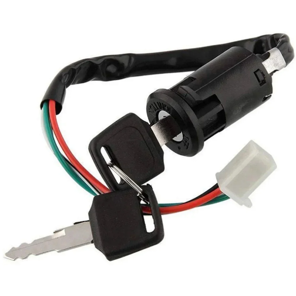 AliExpress NONE Universal Ignition Switch Three Power Cable Key Lock for Auto Motocross Electric Bicycle Scooter Battery