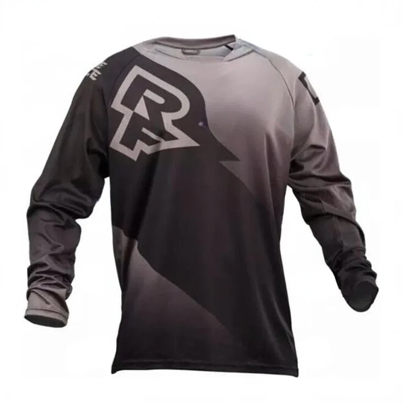 AliExpress NONE Road sports summer Downhill Outdoor  Long Sleeve Sweat Quick Dry Motocross Downhill Mountain Bike men's cycling shirt