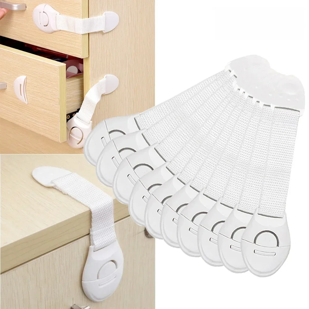 1-20PCS Kids Safety Cabinet Lock Baby Proof Security Protector Drawer Door Cabinet Lock Plastic Protection Children Safety Locks