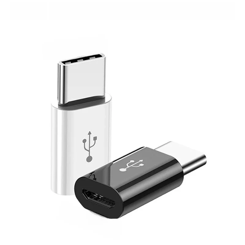 Adaptateur Micro USB femelle vers Type C mâle, convertisseur de téléphone portable Android, connecteur de câble de données Micro-B vers USB-C, 1 pièce/5 pièces