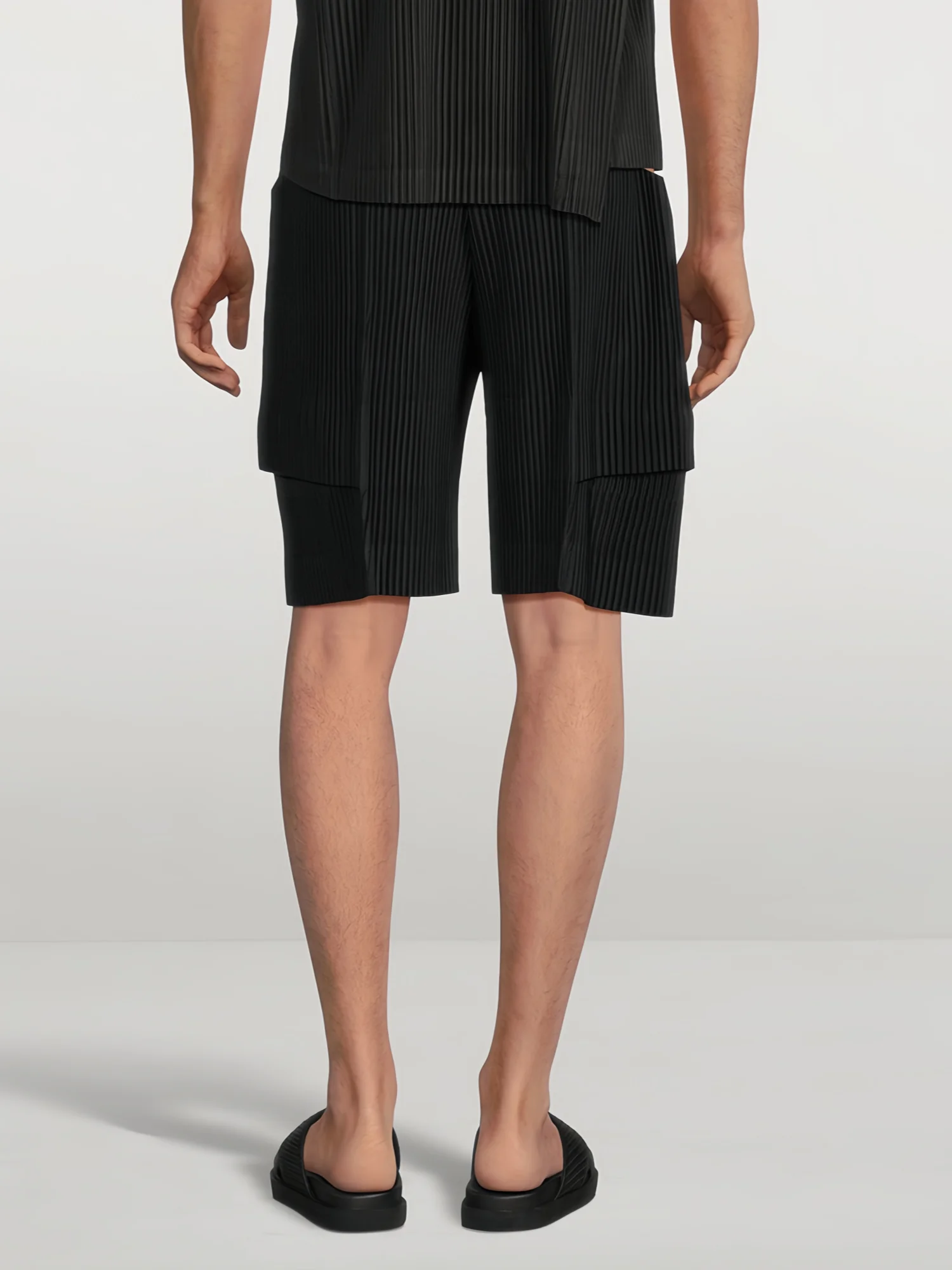 Miyake Plissee-Cargo-Shorts fü – Men'S Fashion Overalls Bewertung und Preis