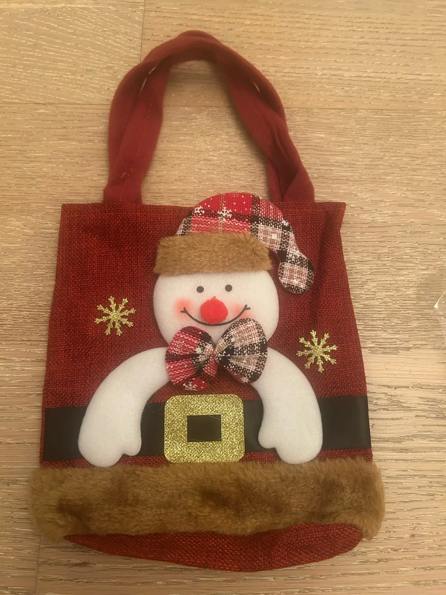 1-20PCS Christmas Tote Bag Snowman Bear Candy Bag Children Gift Bag Storage Bag Christmas Decoration photo review