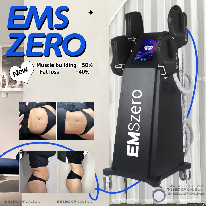 

EMSzero Body Sculpting Machine Shaping 15 Teslas 6500W EMS Radio Frequency RF Muscle Stimulator Device