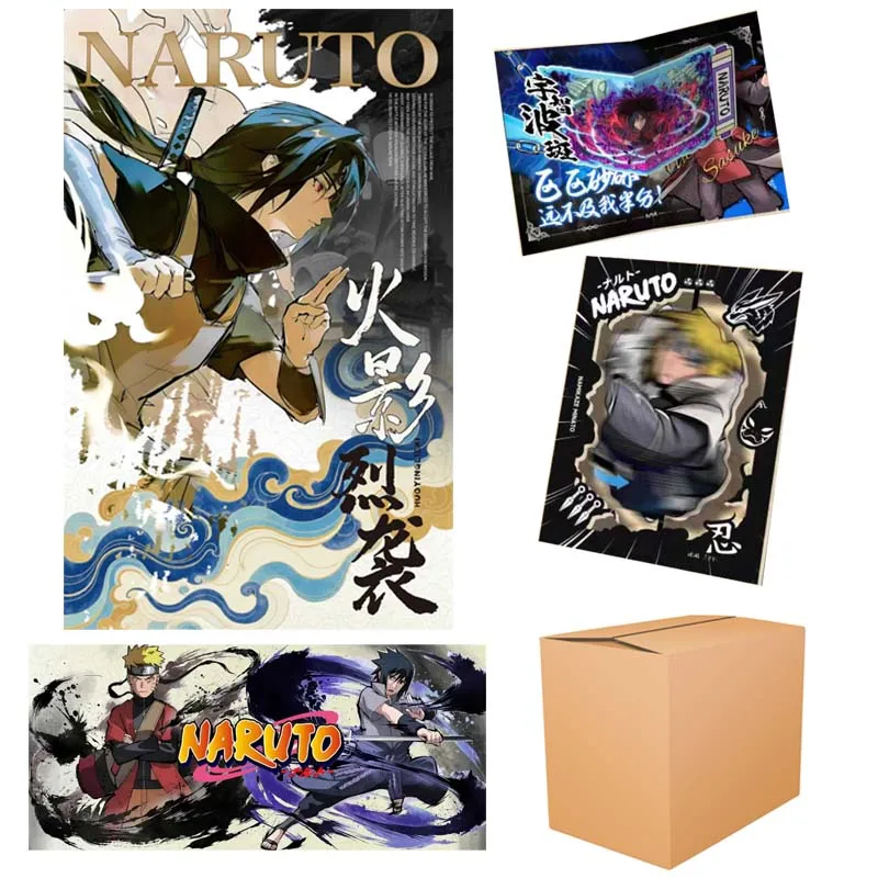 

Fun Painting Wenchuang Naruto Collection Cards Booster Box Collection Of Colored Paper Kids Toys Playing Cards Tables Games