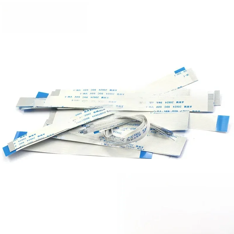 Câble plat flexible FFC FPC LCD, 10 pièces, AWM 20624 80C 60V VW-1 FFC-0.5MM