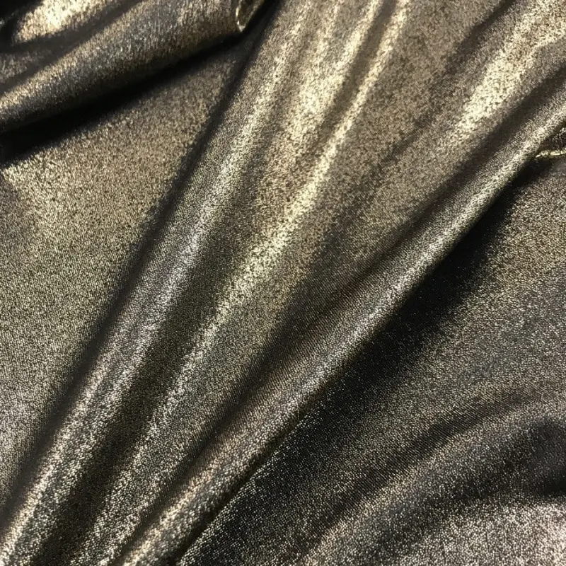 3/5/10m Shiny Metallic Fabric Flash Material for Evening Dress Skirt,Black,Silver,Gold,Grey,By the Meter