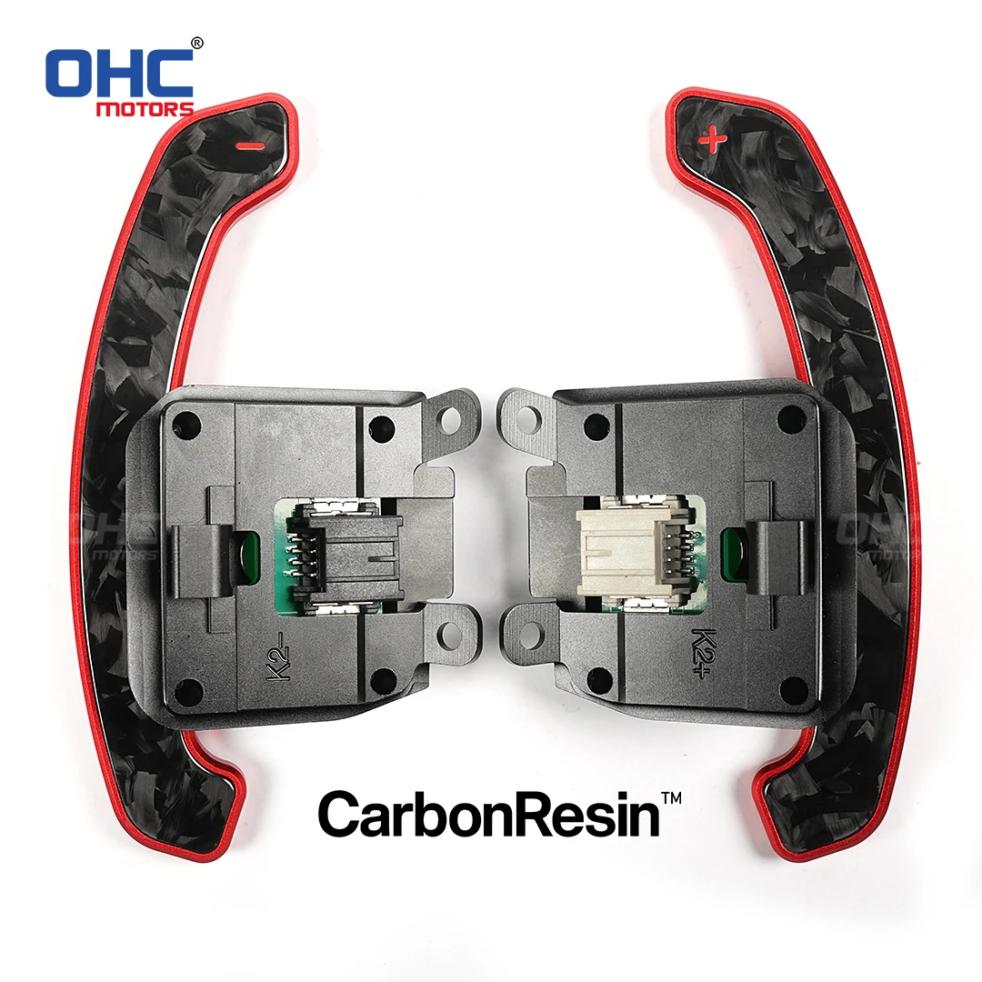 

Пессель рулевого колеса OHC для Corvette C8, глянцевый рычаг переключения передач из углеродного волокна и алюминиевого сплава Magentic