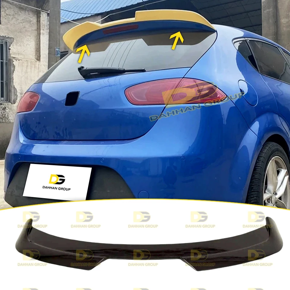 

Seat Leon MK2.5 Facelift 2009 - 2012 RC Aero Style Rear Roof Spoiler Wing Piano Gloss Black Painted High Quality ABS Plastic