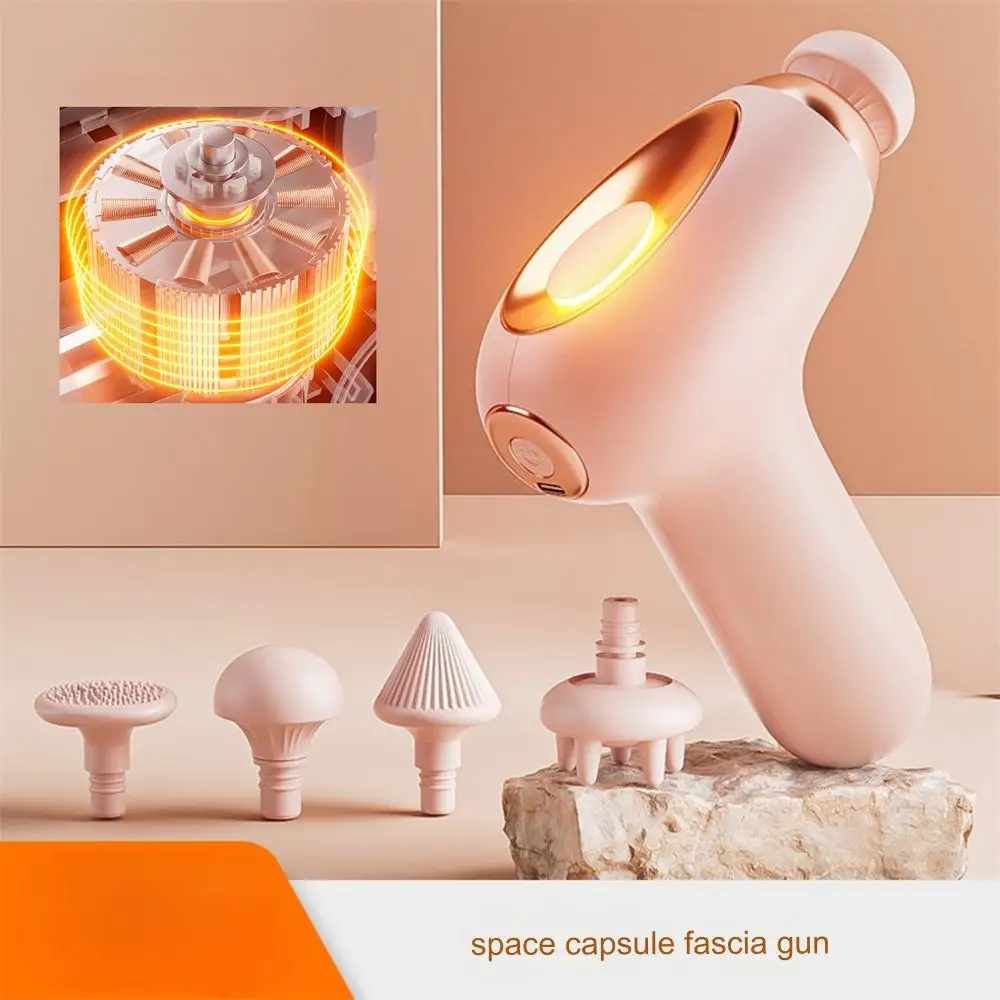 Mini Fascia Pistool Spier Relaxatie Massager Elektrische Trillingen Draagbare Lichaamsmassage