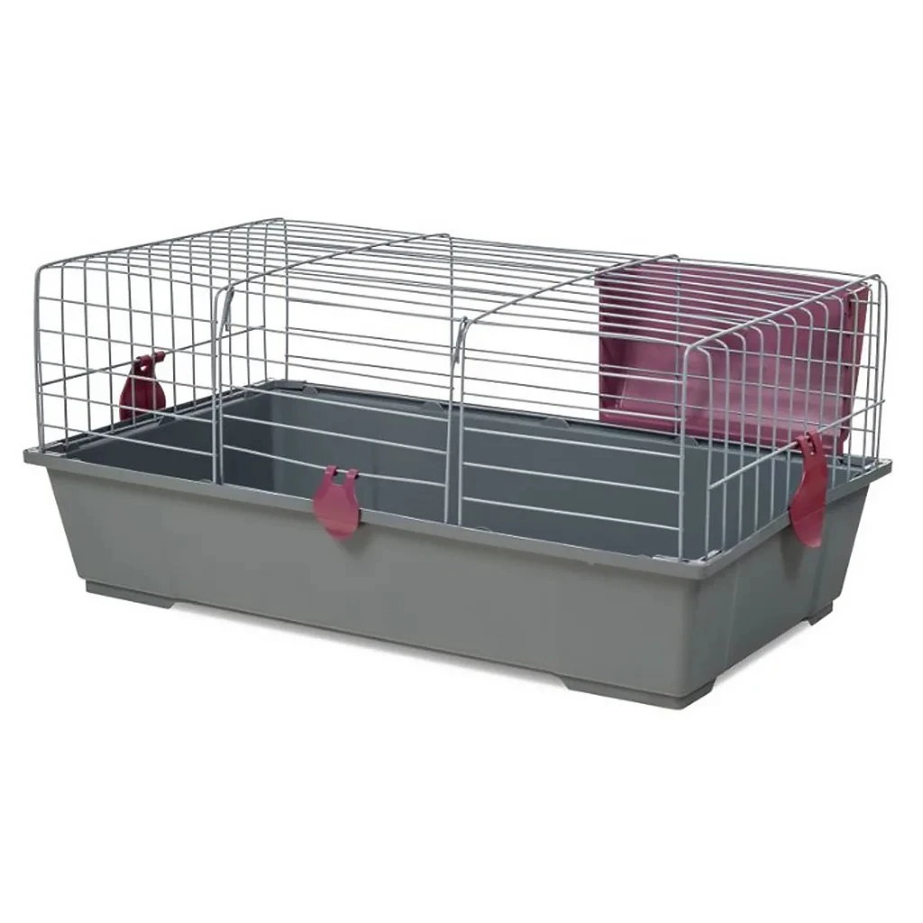 Voltrega 934 rabbit cage: comfortable and safe home for your furry little friend, spacious cage (70x40.5x32cm)