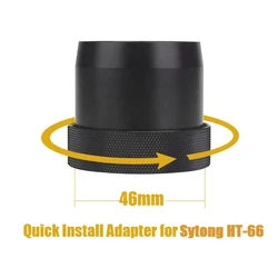 46-S Quick Sleeve Bracket Night Vision Scope Adapter Bayonet Fast Install Adapter Bracket 4 in1 For Sytong HT-66/HT-77