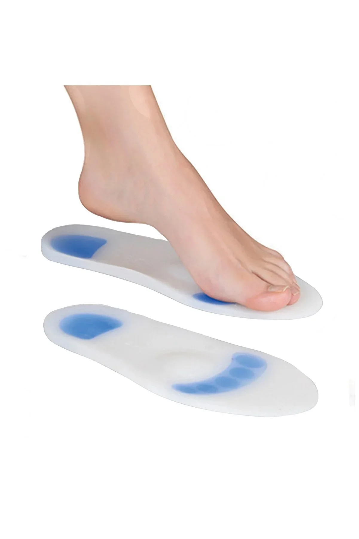 

Medical Silicon Gel Insole for Flat Feet Arch Support Orthopedic Insoles Plantar Fasciitis Pain Relief Foot Care Metatarsal Pad