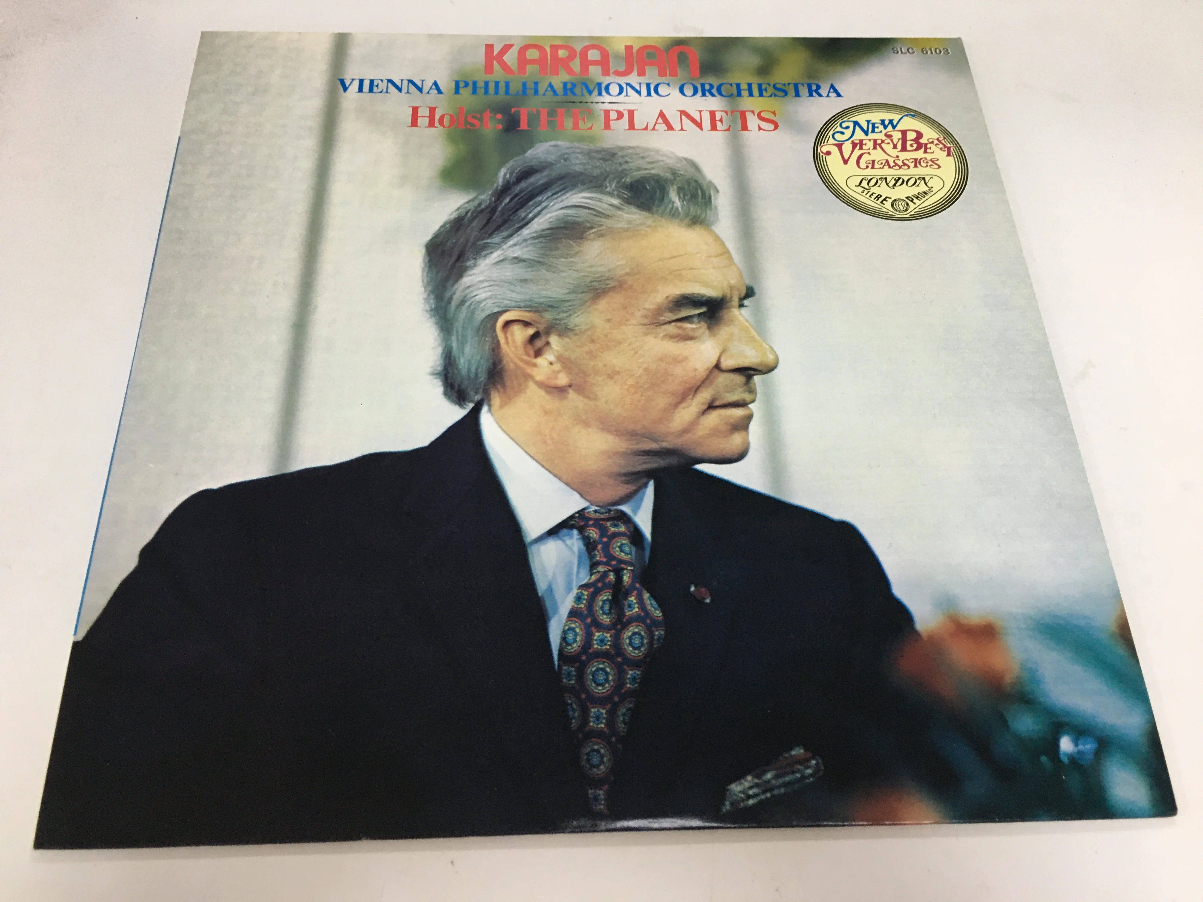 

Old 33 RPM 12 inch 30cm Vinyl Records LP Disc Karajan Conductor Classic Music Symphony Used