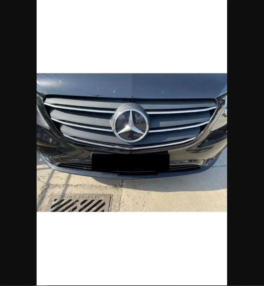 For Mercedes Vito W447 Compatible Chrome Front Grille 5 Pieces 2020 TO 2025 Stainless Steel Slim Model Chromium Styling Sporty