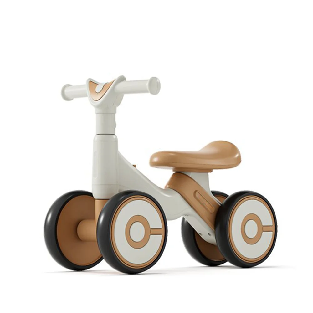 AliExpress FGRYB Baby Four-Wheel Walker Balance Bike No Pedal 1-3 Year Toddler Outdoor Scooter Infant Ride on Toy For Baby Birthday Gift