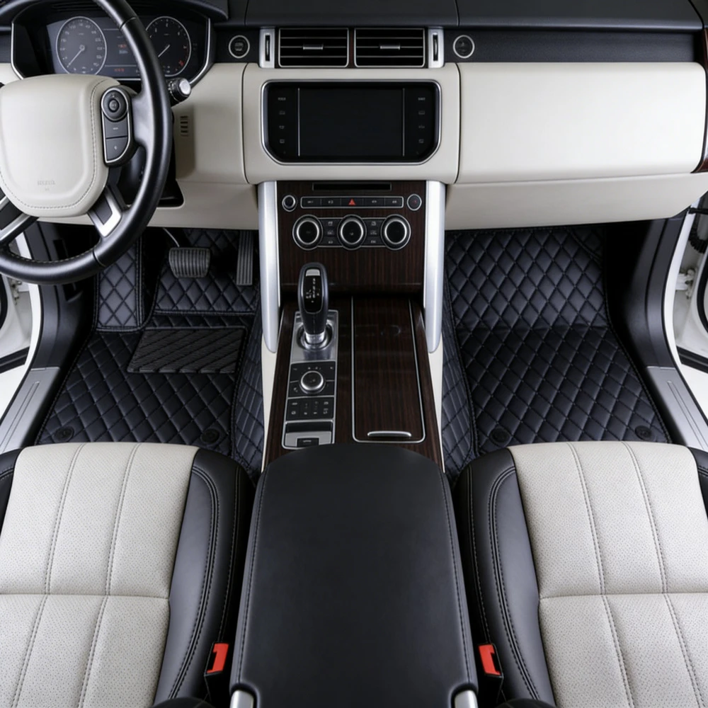 3D TPE Auto-Fußmatten für Audi Q5 FY 2016-2026 5 Sitze Wasserdicht Rutschfest Tiefe Schalenform Allwetter-Liner