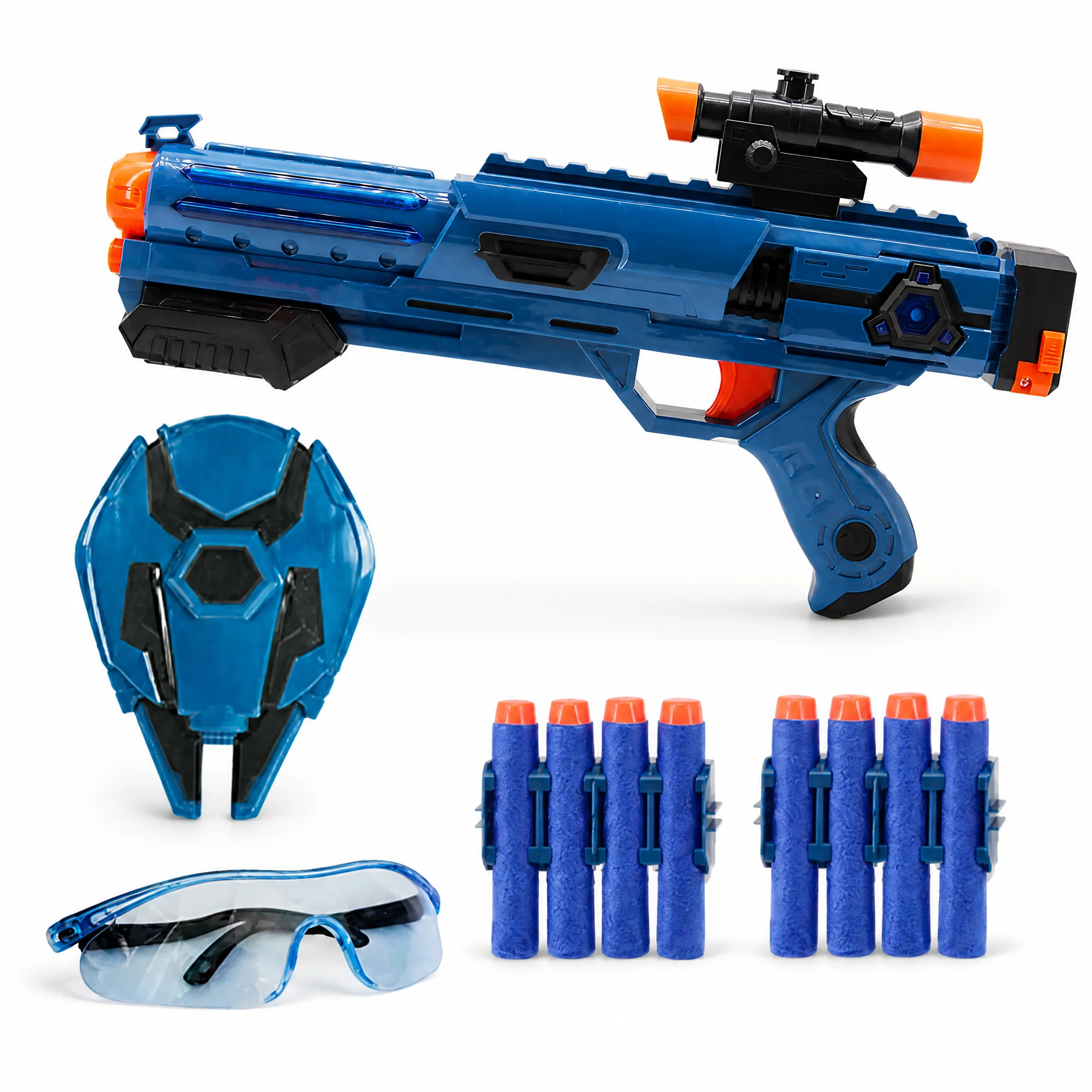 Complete Space Battle Kit met Launcher en Galactisch Zwaard - Speelgoed met speciale licht- en geluidseffecten voor kinderen, heldenkostuum