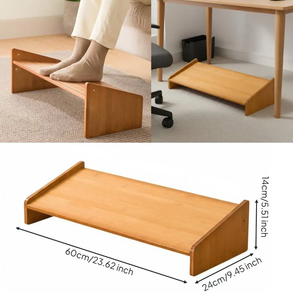 Under Desk Footrest Wide Surface Office Foot Stool Improves Posture Angled Foot for Office Worker Students, Children, Study Room