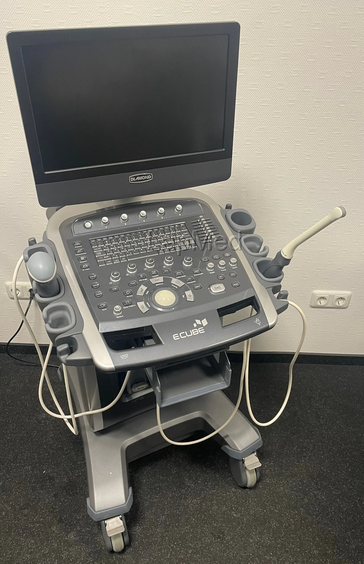 Professional Grade New Alpinions E-CUBE 9 Ultrasound Machine