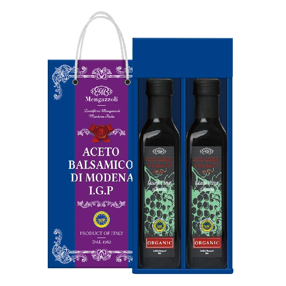 Mengazoli Balsamic Organic 3-year-old Gift Set/Balsamic vinegar/vinegar