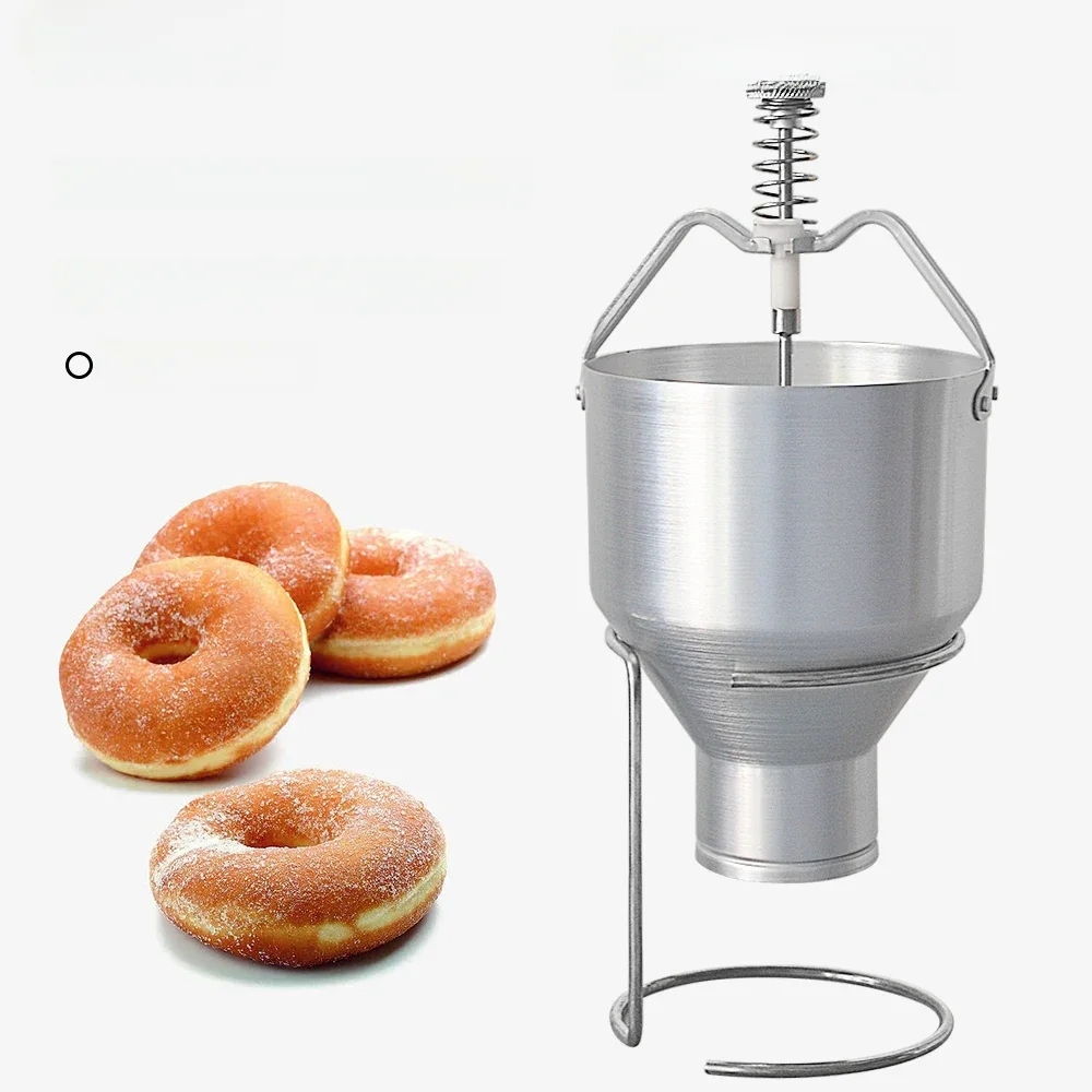 XEOLEO-Mini Manual Donut Maker, Manual Donut Mold, Aço Inoxidável Donut Shaper, DIY, comercial, DIY,