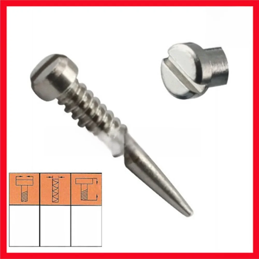 Vis de charnière à ressort pour lunettes, 200 pièces, accessoires de vis pour lunettes optiques, extrémité pointue, vis à alignement automatique