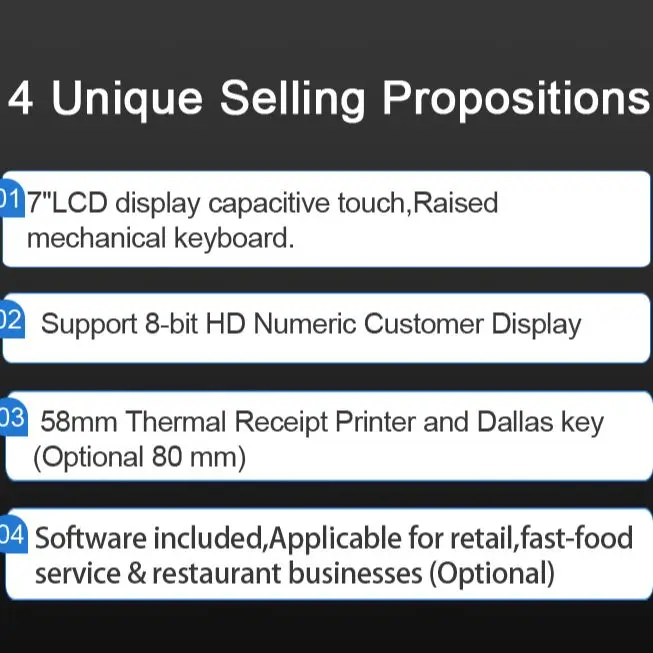 آلة الدفع الطرفية MIS PIN Pad Pos Mini Pos EMV Pinpad قارئ رقاقة MSR لبطاقة الائتمان