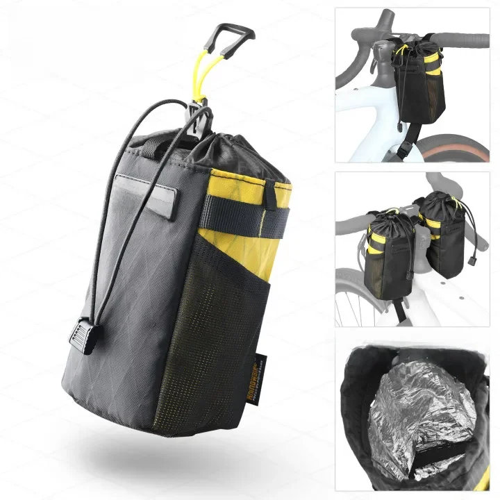 AliExpress Rhinowalk Bicycle Water Bottle Bag Waterproof Insulation Bicycle Front Handlebar Pouch Cycling Bikepacking Travel Water Holder