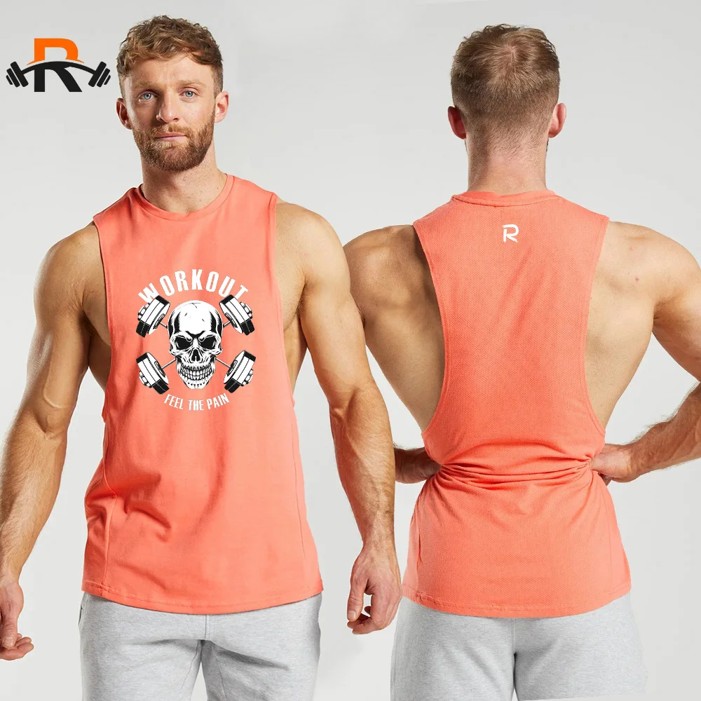 

Men's Sports Tank Top Outdoor Street Sleeveless T-Shirt Vintage Sleeveless T-Shirt Plus Size Sweatshirt Exercise Muscle Tank Top